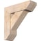 Ekena Millwork Traditional Slat Smooth Bracket w/ Offset Brace, Douglas Fir, 7 1/2"W x 24"D x 24"H BKT0806X24X24TRA06SDF - alternate 1